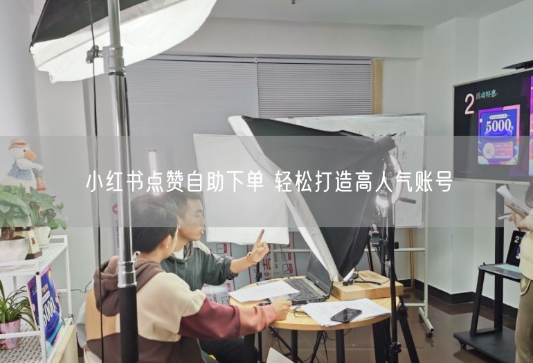小红书点赞自助下单 轻松打造高人气账号